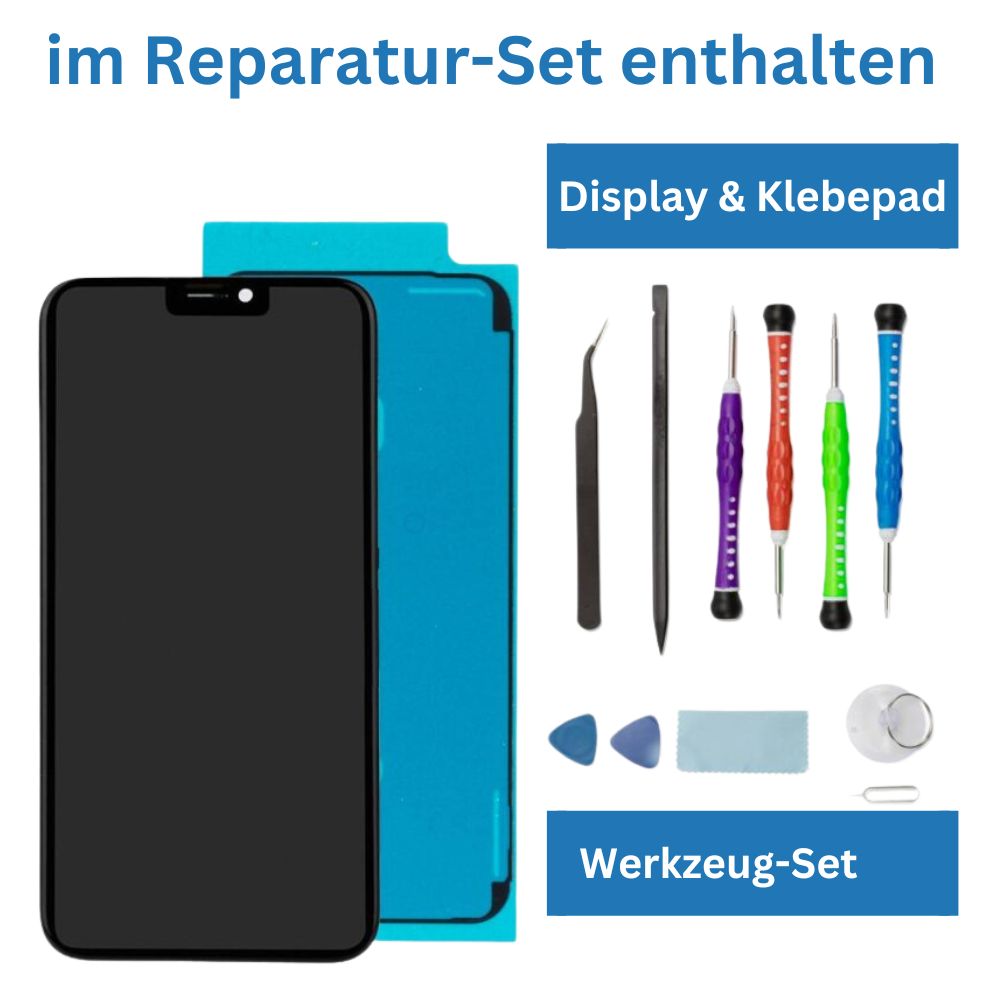 iPhone 12 Mini Display Reparatur-Set inkl. Werkzeug (Original-Refurbished Qualität)