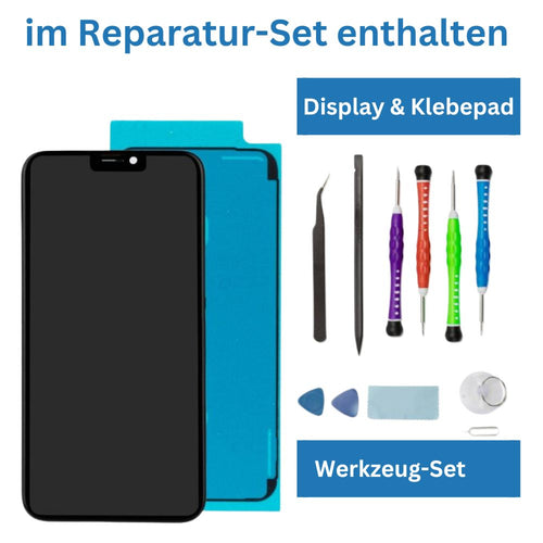iPhone 12 Mini Display Reparatur-Set inkl. Werkzeug (Original-Refurbished Qualität)